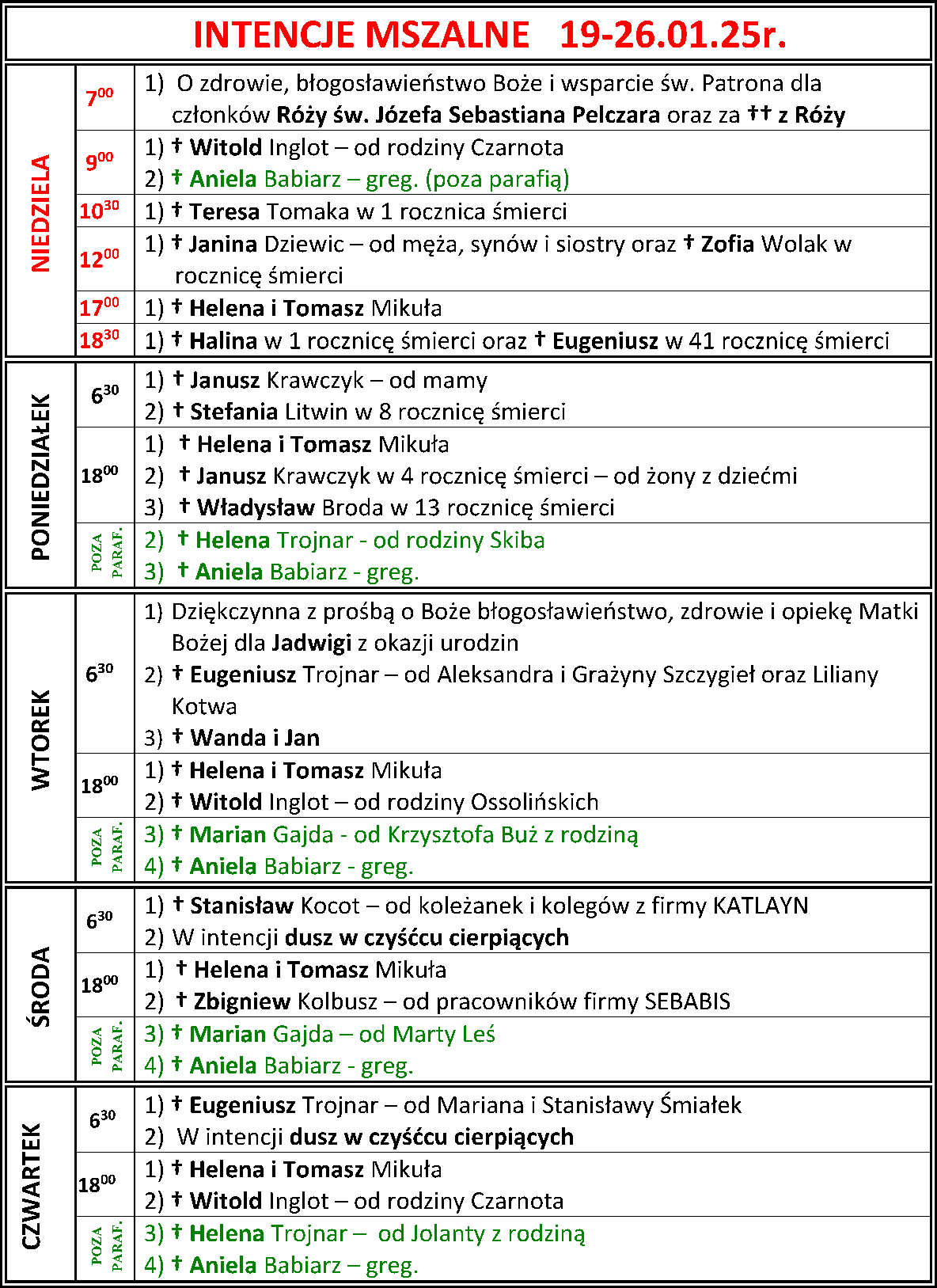 1-Intencje 19-26.01.25