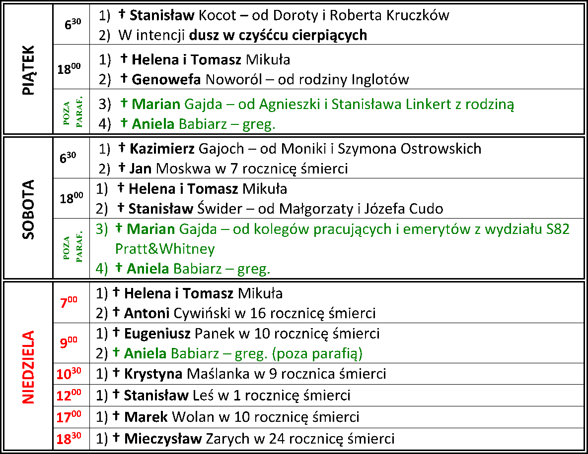 2-Intencje 19-26.01.25